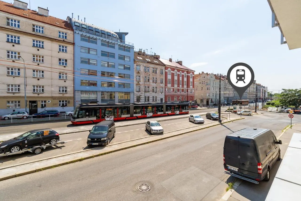 Studio Brand New Apartment #28 In New Building With Free Parking In City Center Prague